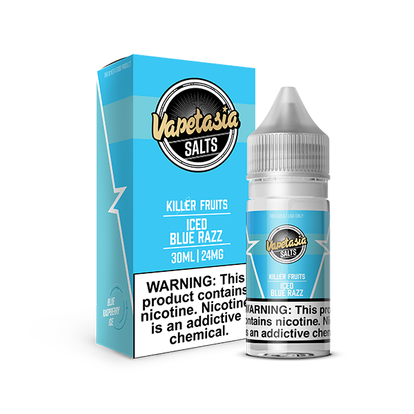 Vapetasia Killer Fruits Salt Iced Blue Razz eJuice eJuiceDirect Vapetasia Killer Fruits Salt Iced Blue Razz eJuice eJuiceDirect