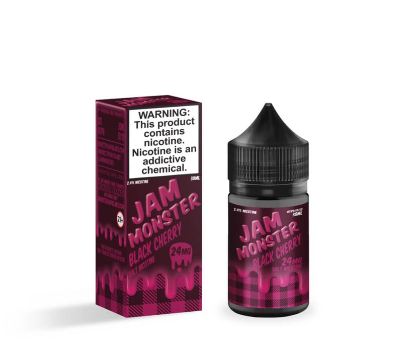Jam Monster Salt Black Cherry eJuice eJuiceDirect Jam Monster Salt Black Cherry eJuice eJuiceDirect
