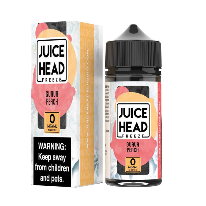Juice Head Freeze Guava Peach eJuice - eJuiceDirect