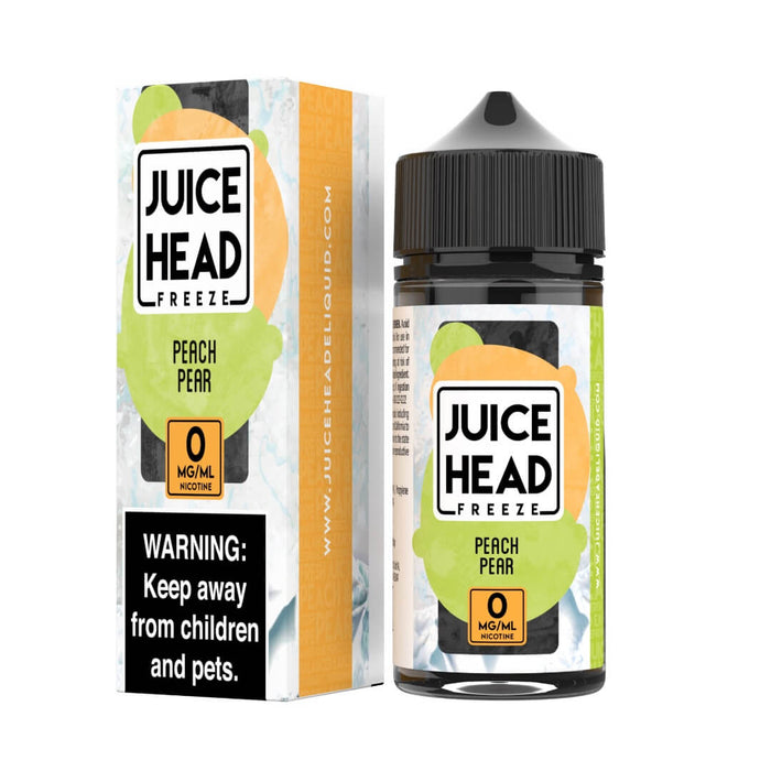 Juice Head Freeze Peach Pear eJuice - eJuiceDirect