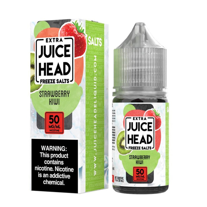 Juice Head Freeze Salt Strawberry Kiwi eJuice - eJuiceDirect