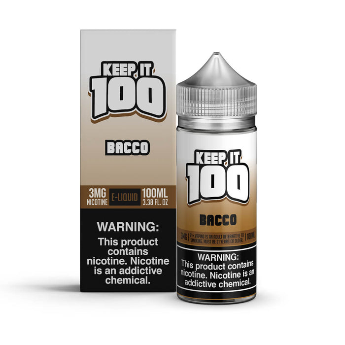 Keep It 100 Bacco eJuice - eJuiceDirect