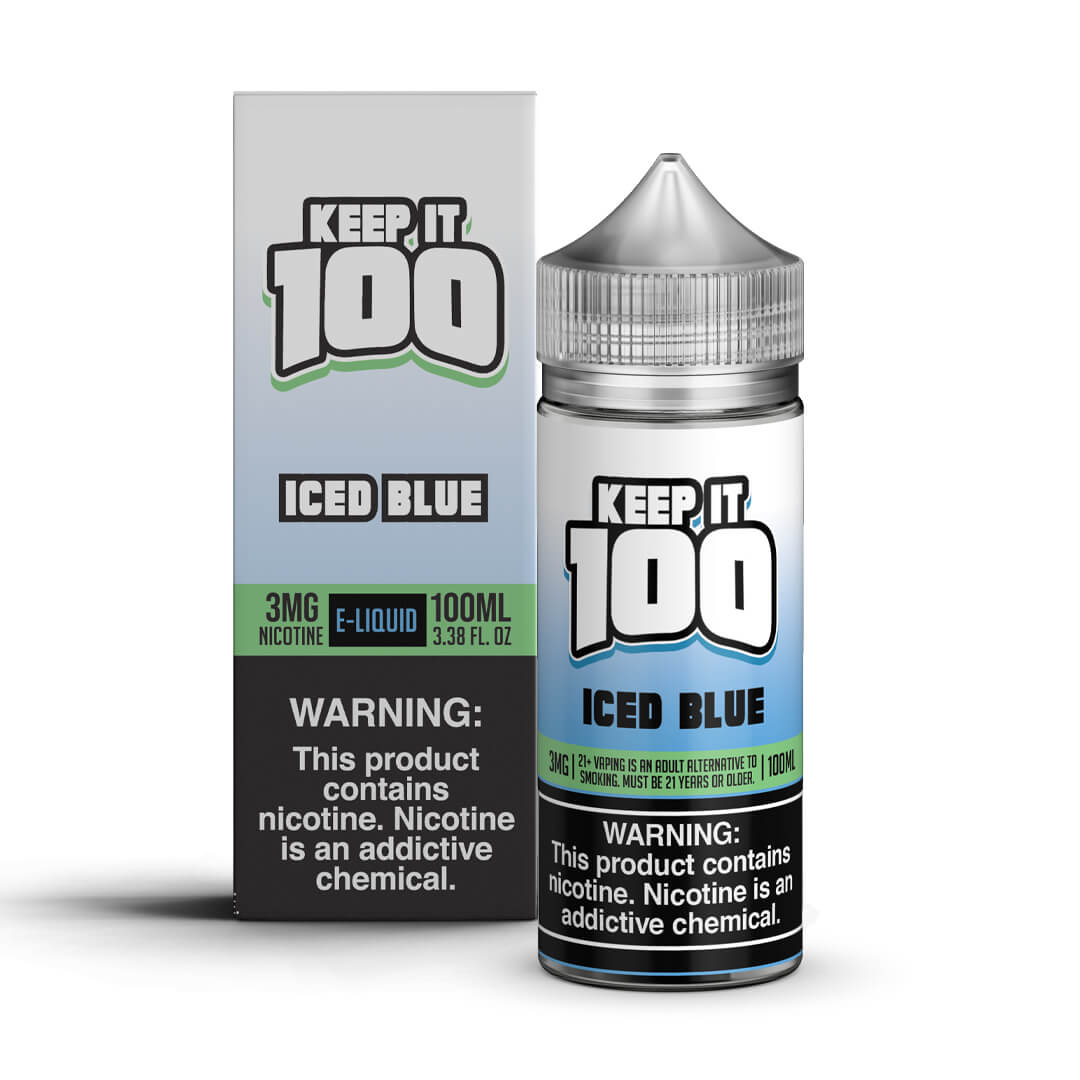 Keep It 100 Iced Blue eJuice eJuiceDirect Keep It 100 Iced Blue eJuice eJuiceDirect