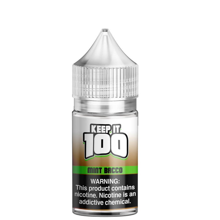 Keep It 100 Salt Mint Bacco eJuice eJuiceDirect Keep It 100 Salt Mint Bacco eJuice eJuiceDirect