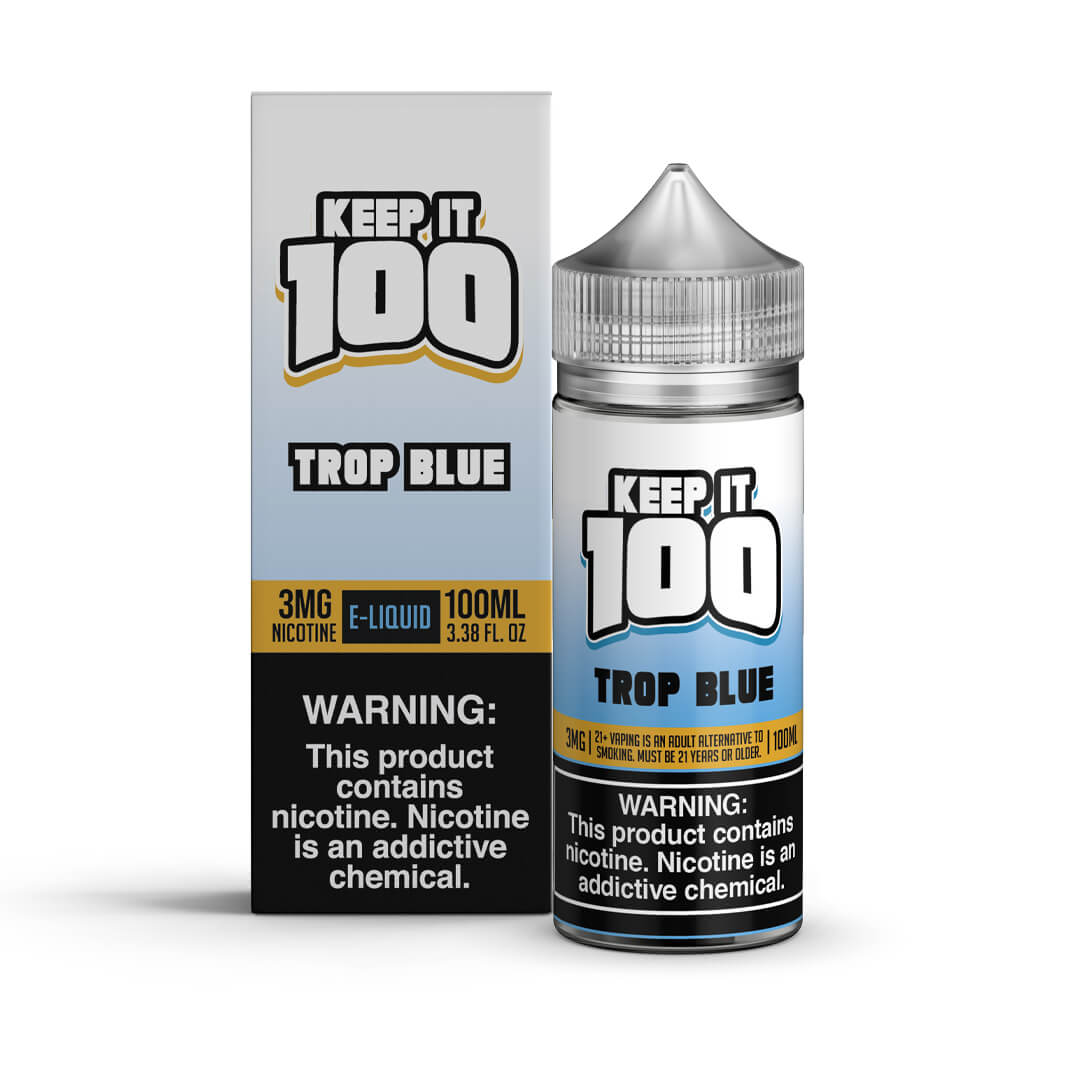 Keep It 100 Trop Blue eJuice eJuiceDirect Keep It 100 Trop Blue eJuice eJuiceDirect