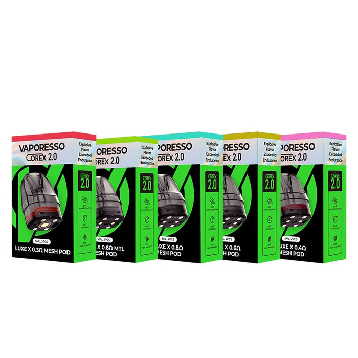 Vaporesso Luxe X Corex 2.0 Pods eJuiceDirect Vaporesso Luxe X Corex 2.0 Pods eJuiceDirect