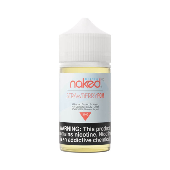 naked menthol vape juice Naked 100 Menthol Strawberry POM eJuice — eJuiceDirect