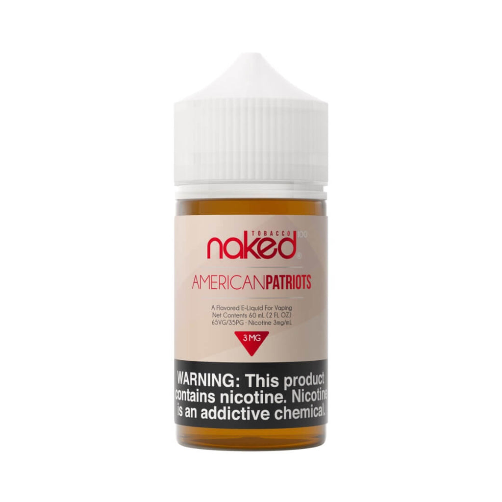 elf bar vape uk Naked 100 Tobacco American Patriots eJuice — eJuiceDirect