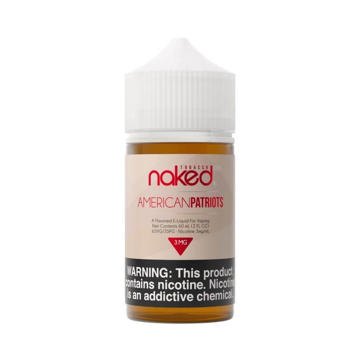 Naked 100 Tobacco American Patriots eJuice eJuiceDirect Naked 100 Tobacco American Patriots eJuice eJuiceDirect