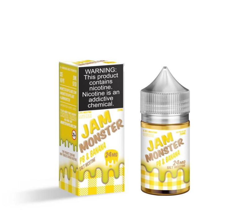 monsters 5050 PB & Jam Monster Salt Banana eJuice — eJuiceDirect
