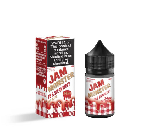 PB & Jam Monster Salt Strawberry eJuice - eJuiceDirect