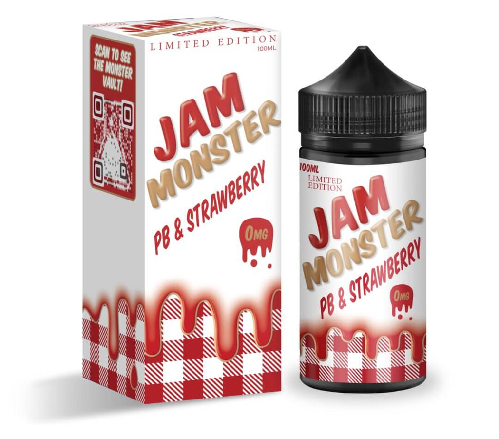 PB & Jam Monster Strawberry eJuice eJuiceDirect PB & Jam Monster Strawberry eJuice eJuiceDirect