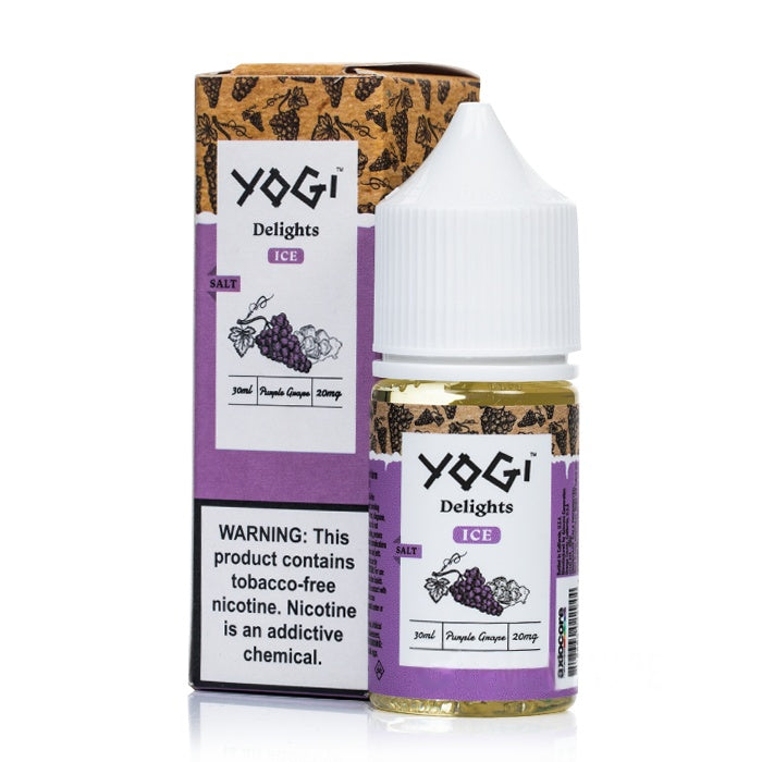 Yogi Delights Salt Purple Grape Ice eJuice eJuiceDirect Yogi Delights Salt Purple Grape Ice eJuice eJuiceDirect