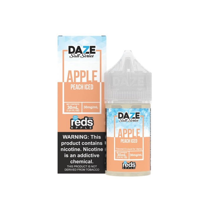 peach ice vape flavor Reds Salt Series Apple Peach Iced eJuice — eJuiceDirect