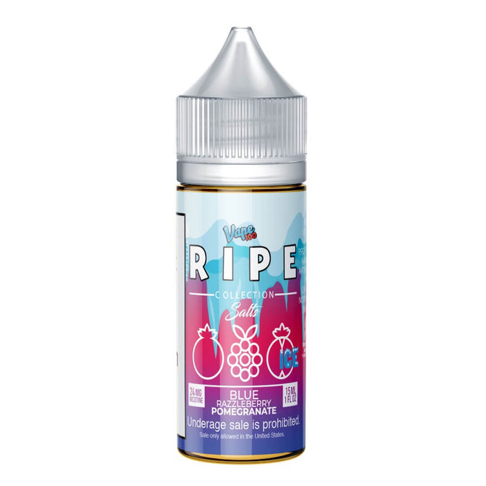 Ripe Collection Ice Salts Blue Razzleberry Pomegranate eJuice - eJuiceDirect