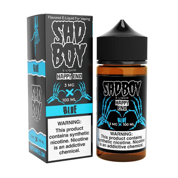 Sadboy Happy End Line Blue Cotton Candy eJuice - eJuiceDirect