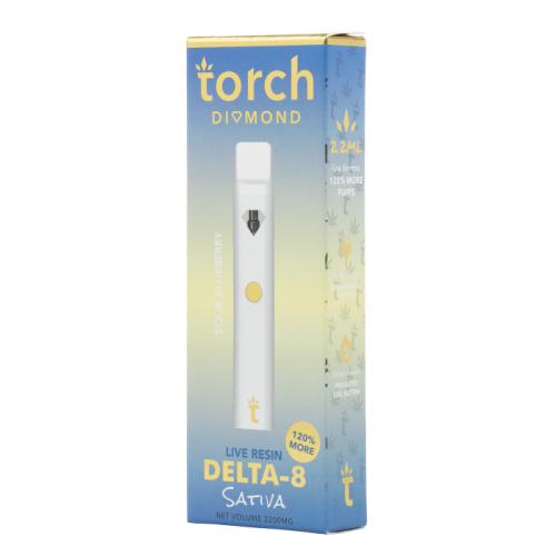 Torch Diamond Live Resin Delta 8 Disposable Vape 2.2g - eJuiceDirect