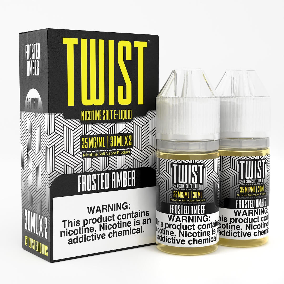 Twist e-Liquids Salt Frosted Amber eJuice  eJuiceDirect