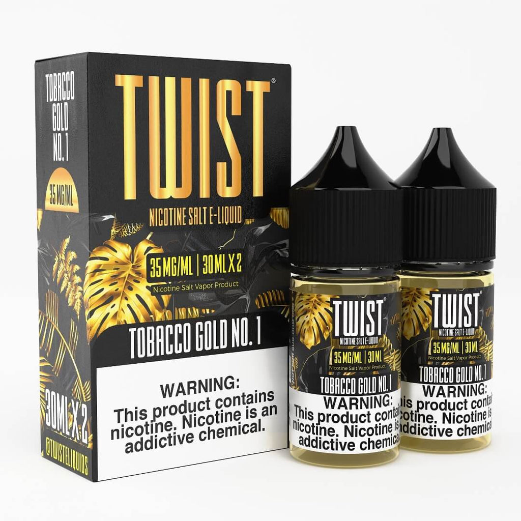 Twist e-Liquids Salt Tobacco Gold No. 1 eJuice  eJuiceDirect