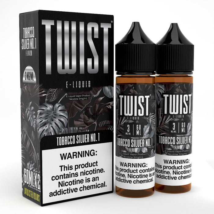 Twist e-Liquids Tobacco Silver No. 1 eJuice eJuiceDirect Twist e-Liquids Tobacco Silver No. 1 eJuice eJuiceDirect