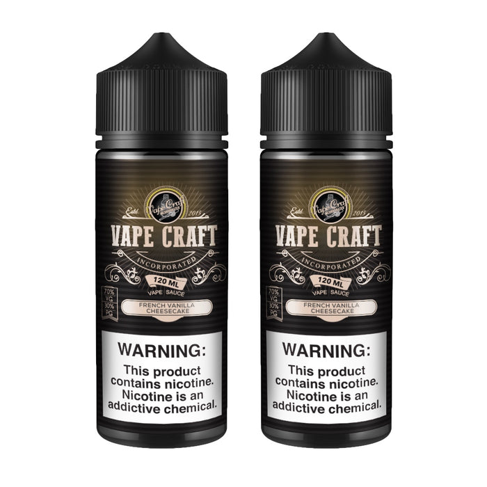 Vape Craft French Vanilla Cheesecake 2 Bottle Bundle eJuiceDirect Vape Craft French Vanilla Cheesecake 2 Bottle Bundle eJuiceDirect