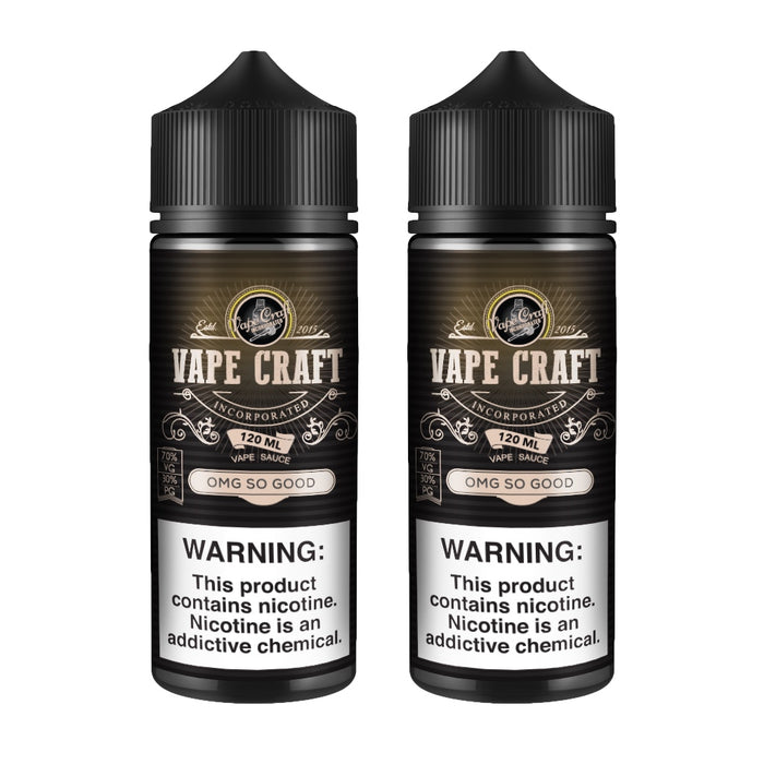 Vape Craft OMG SO GOOD 2 Bottle Bundle eJuiceDirect Vape Craft OMG SO GOOD 2 Bottle Bundle eJuiceDirect