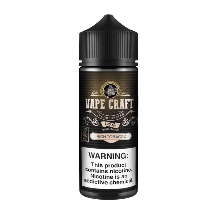 Vape Craft Rich Tobacco eJuice eJuiceDirect Vape Craft Rich Tobacco eJuice eJuiceDirect