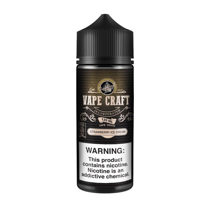 Vape Craft Strawberry Ice Cream eJuice eJuiceDirect Vape Craft Strawberry Ice Cream eJuice eJuiceDirect