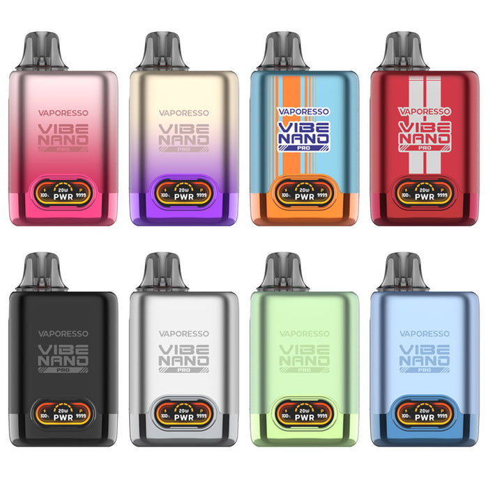 Vaporesso Vibe Nano Pro Pod System Kit eJuiceDirect Vaporesso Vibe Nano Pro Pod System Kit eJuiceDirect