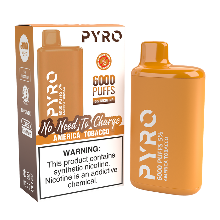 Pyro 6000 ( 6000 Puff ) ( Mesh Coil ) Disposable