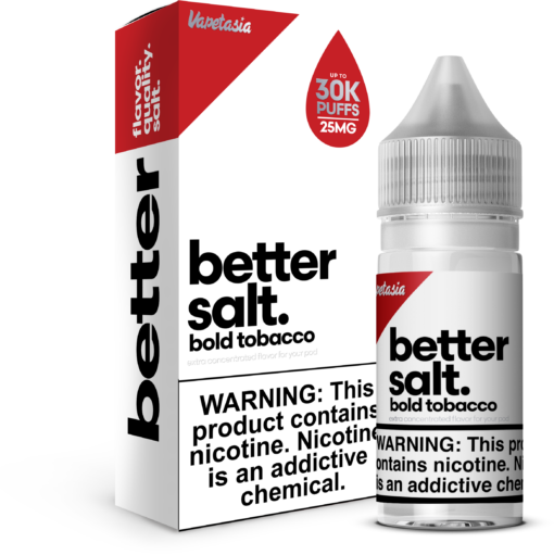 better salt bold tobacco eJuice