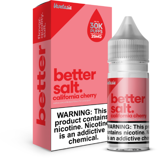 better salt california cherry eJuice