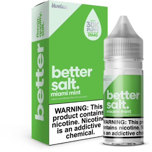 better salt miami mint eJuice