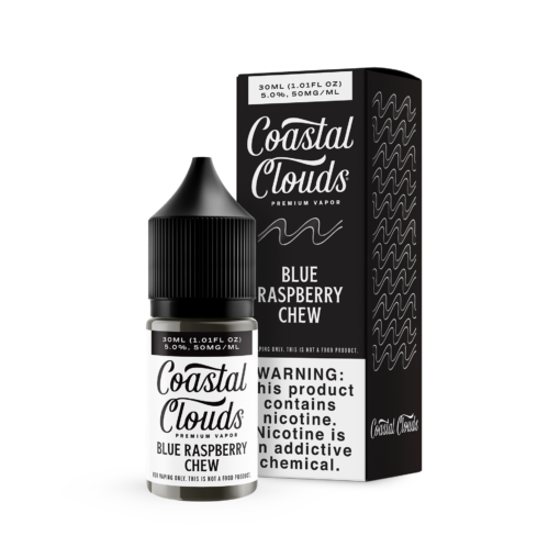 Coastal Clouds Salt Blue Raspberry Chew eJuice
