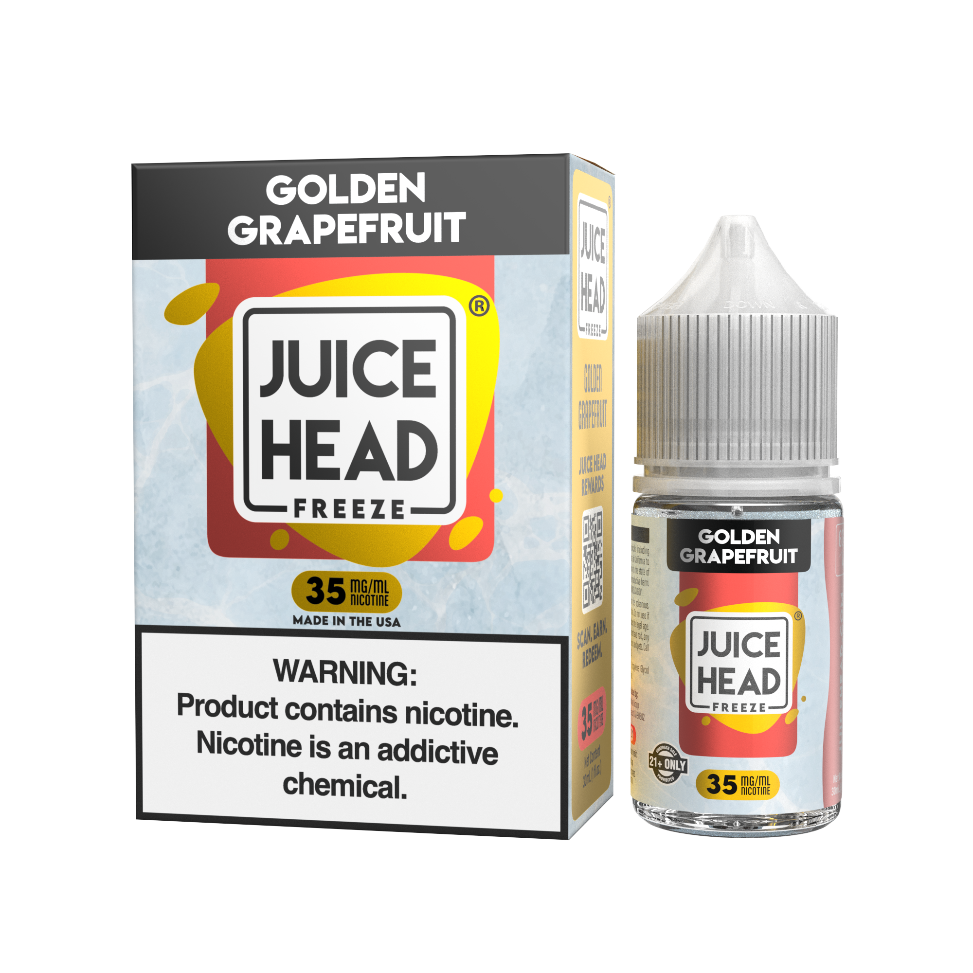 Juice Head Freeze Salt Golden Grapefruit eJuice