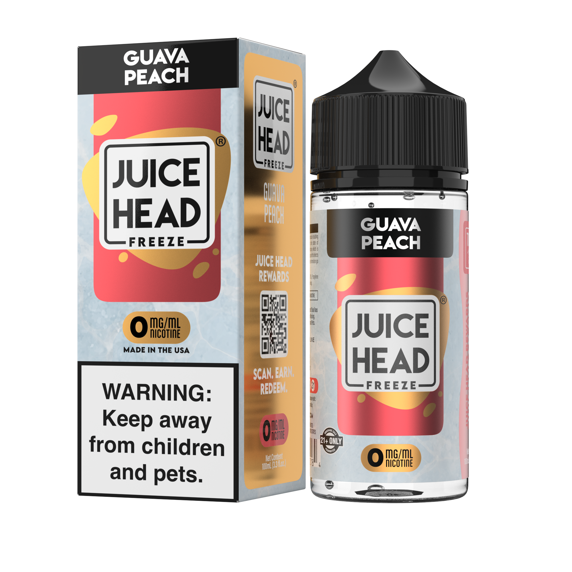 Juice Head Freeze Guava Peach eJuice
