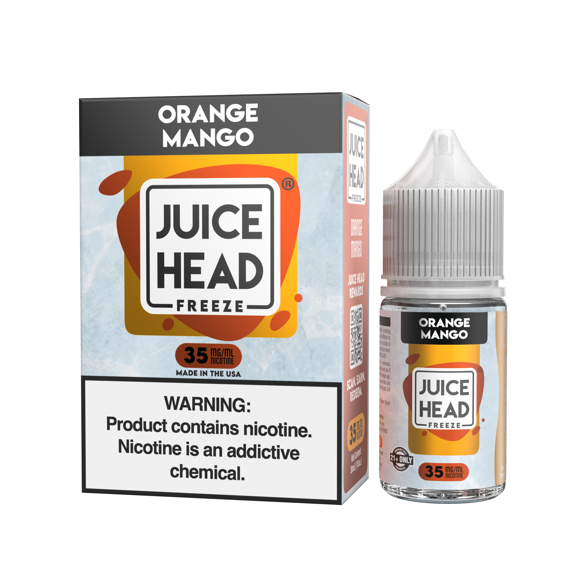 Juice Head Freeze Salt Orange Mango eJuice