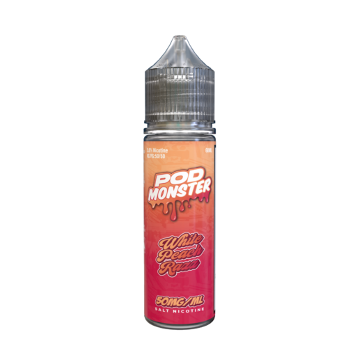 Pod Monster Salt White Peach Razz eJuice
