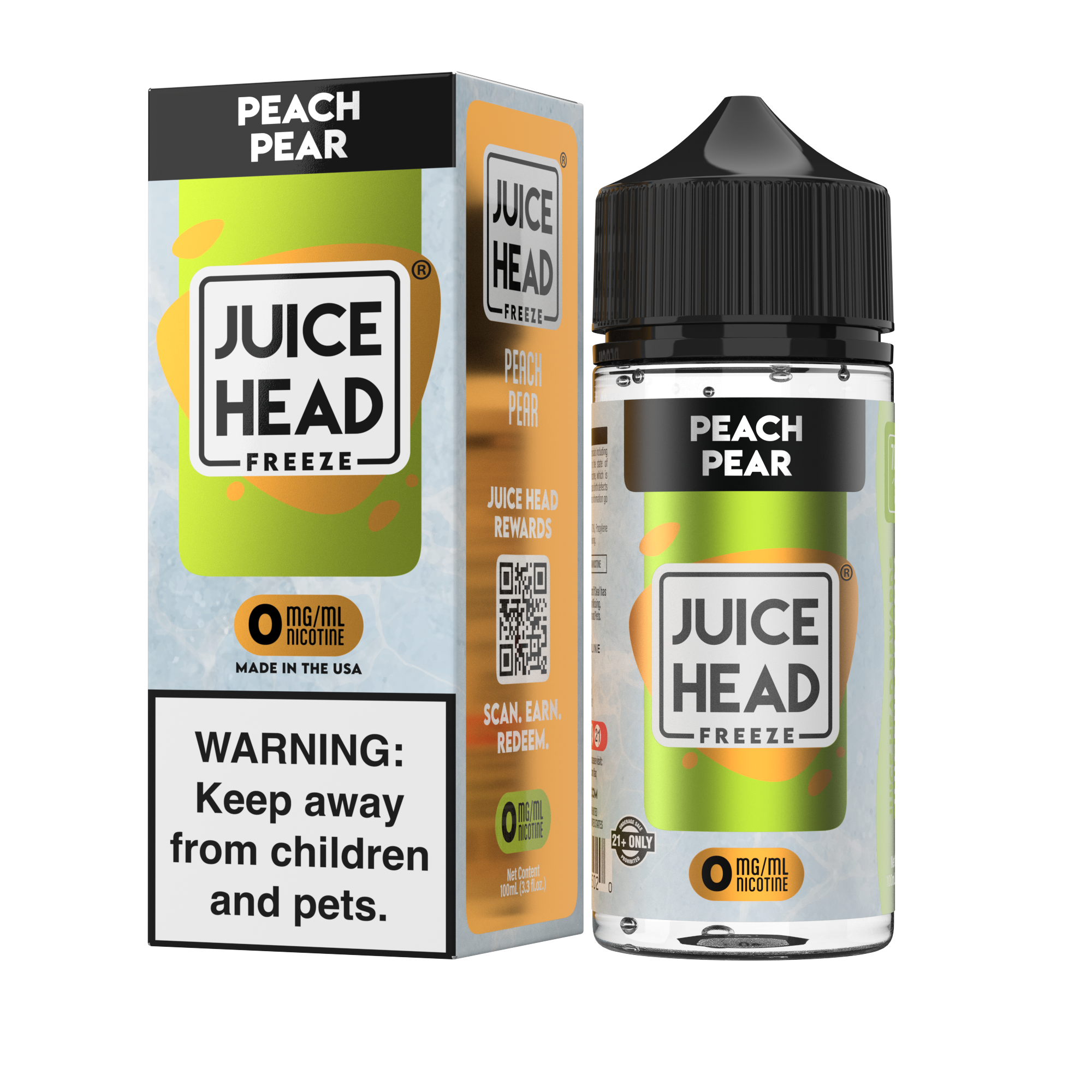 Juice Head Freeze Peach Pear eJuice
