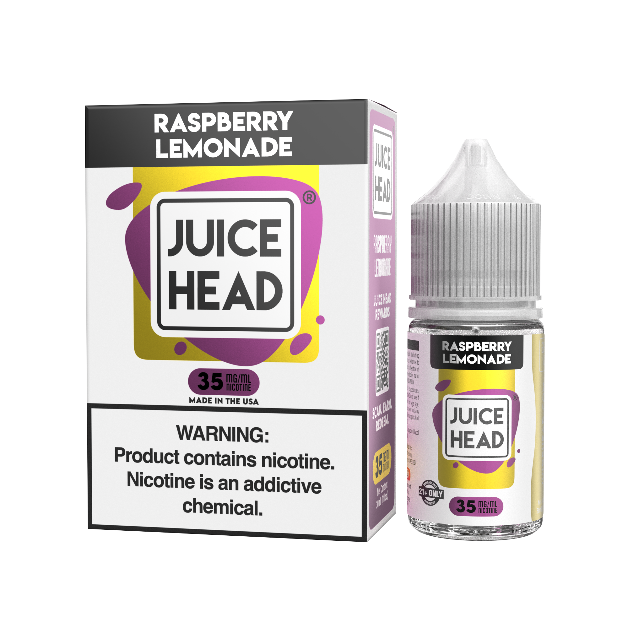 Juice Head Salt Raspberry Lemonade eJuice