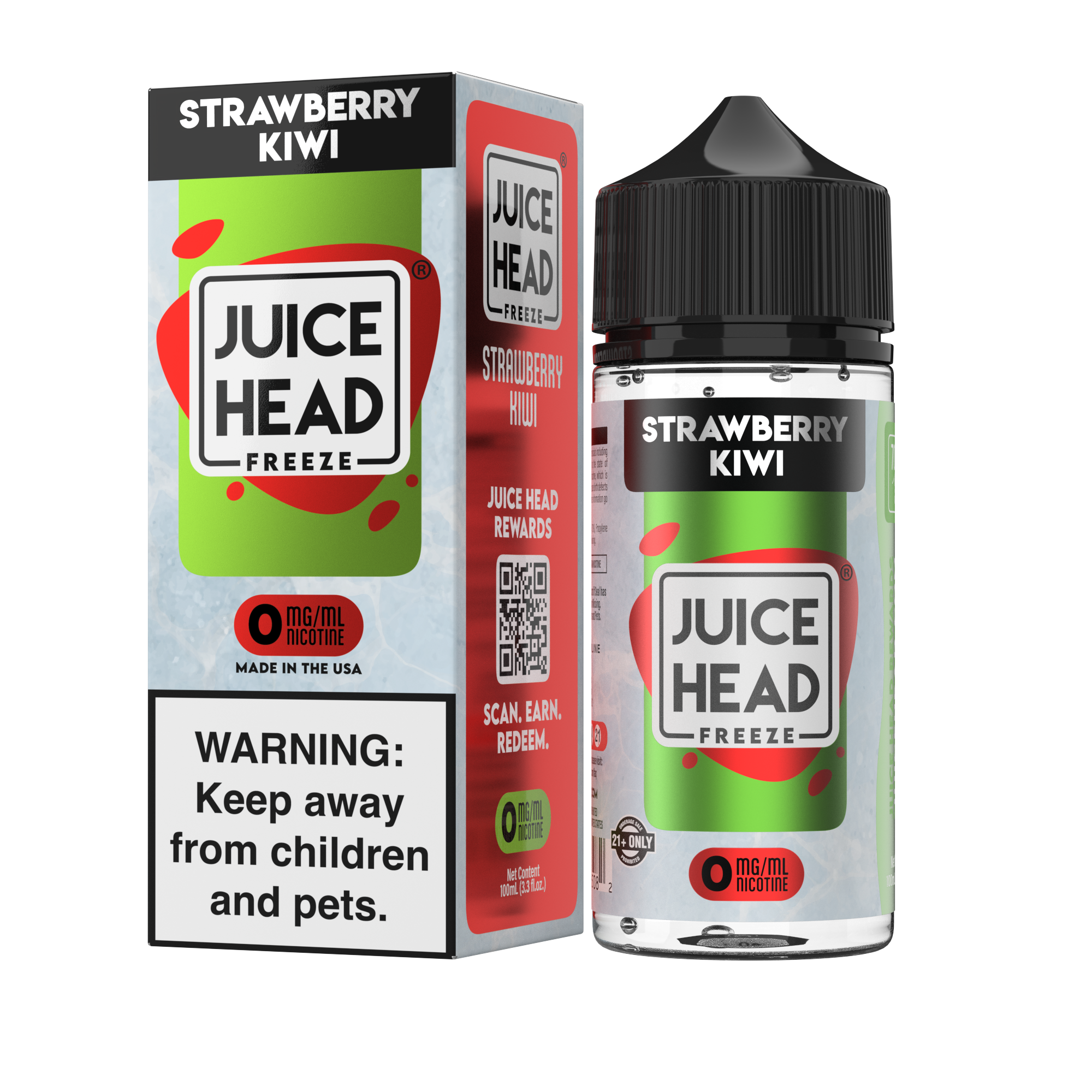 Juice Head Freeze Strawberry Kiwi eJuice