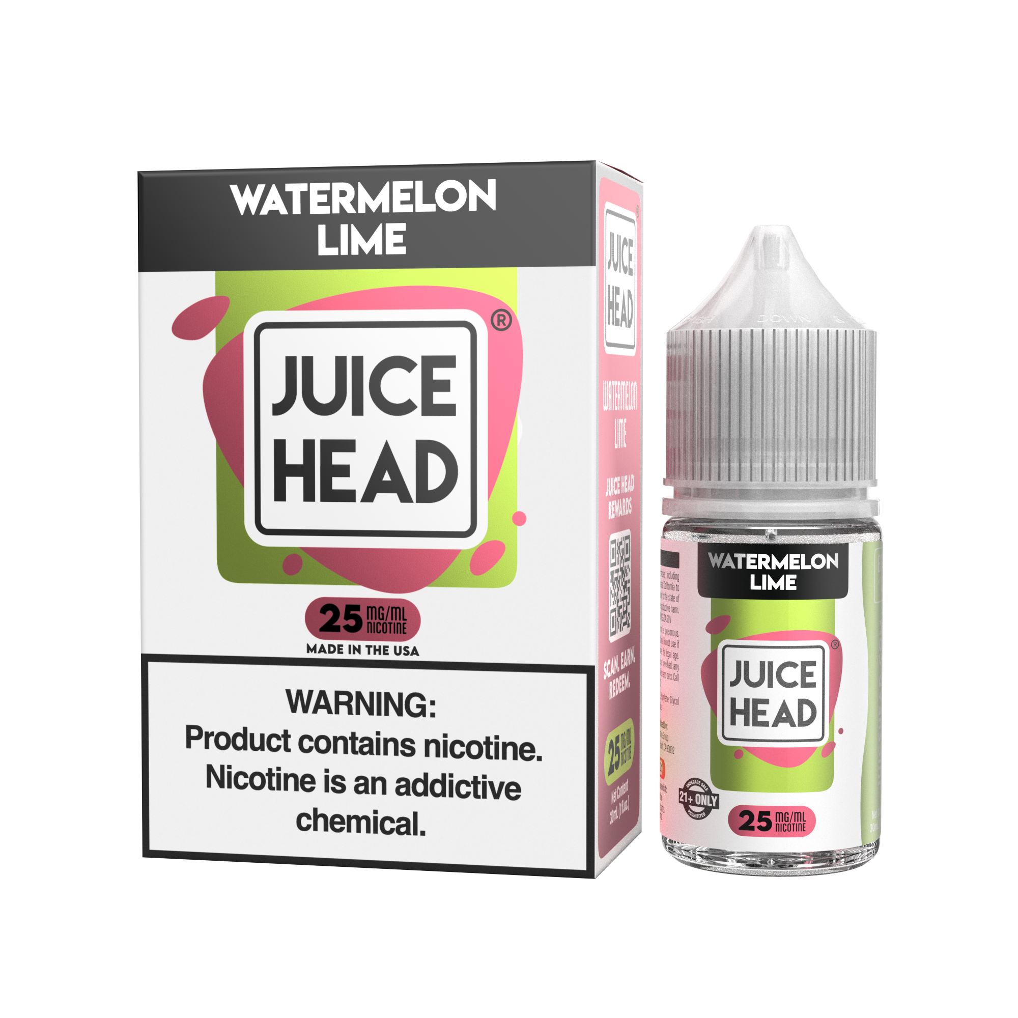 Juice Head Salt Watermelon Lime eJuice