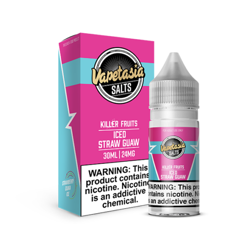 Vapetasia Killer Fruits Salt Iced Straw Guaw eJuice