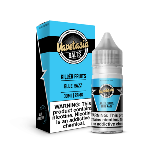 Vapetasia Killer Fruits Salt Blue Razz eJuice