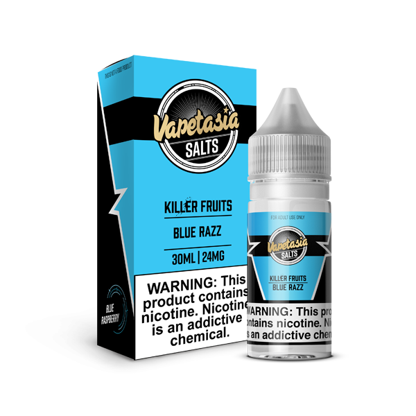 Vapetasia Killer Fruits Salt Blue Razz eJuice