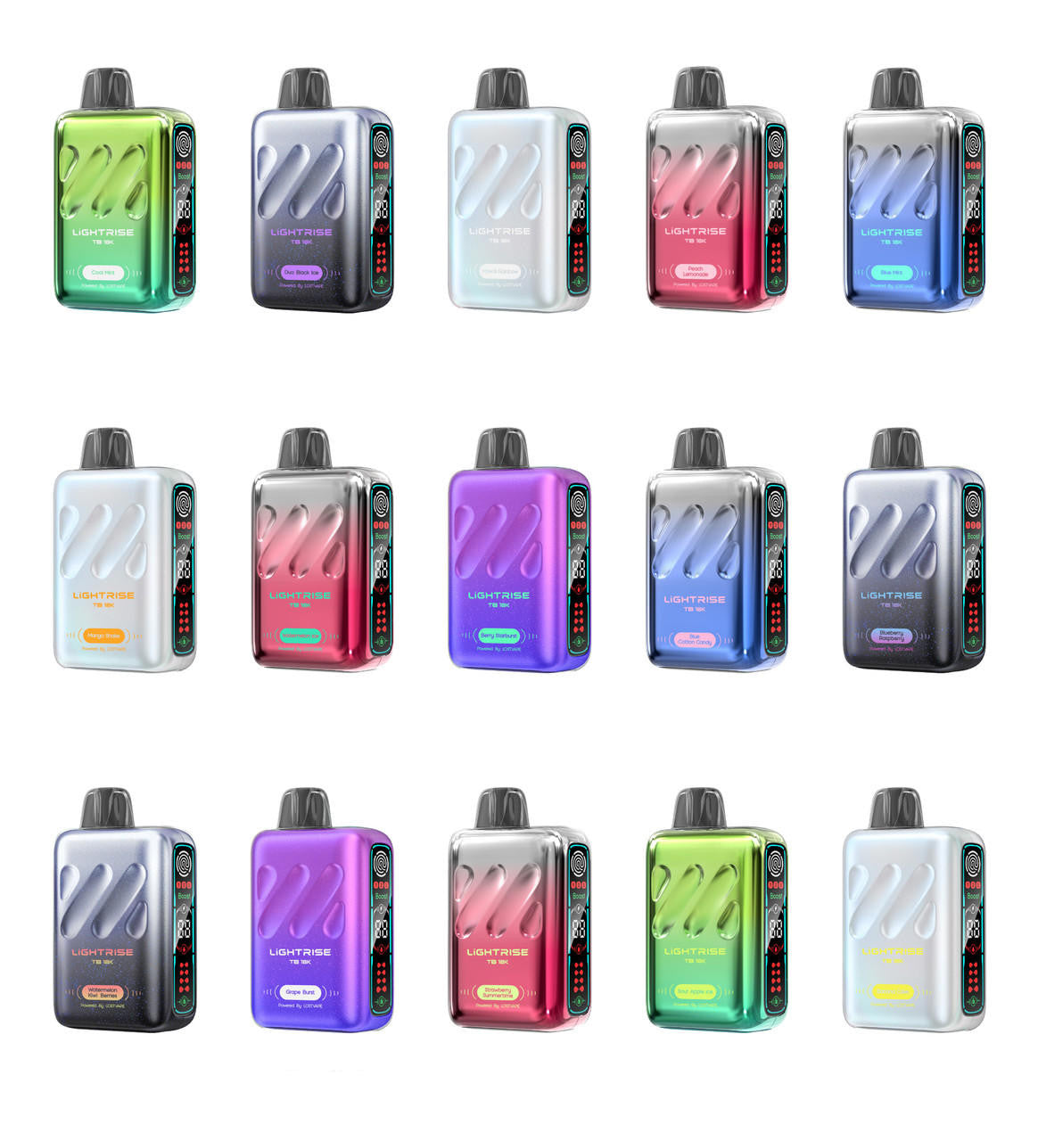 rise bar vape Lost Lightrise TB18K Disposable Nicotine Salt Compatible Flavor:Strawberry Apricot ice What Features Should the
