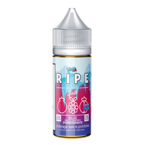 Ripe Collection Ice Salts Blue Razzleberry Pomegranate eJuice