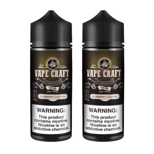 Vape Craft Blueberry Custard 2 Bottle Bundle