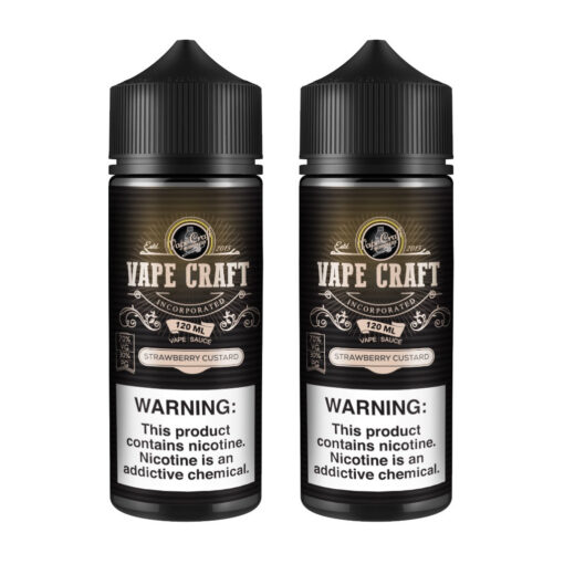 Vape Craft Strawberry Custard 2 Bottle Bundle